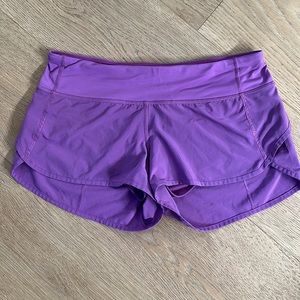 Lululemon Speed Up shorts size 6